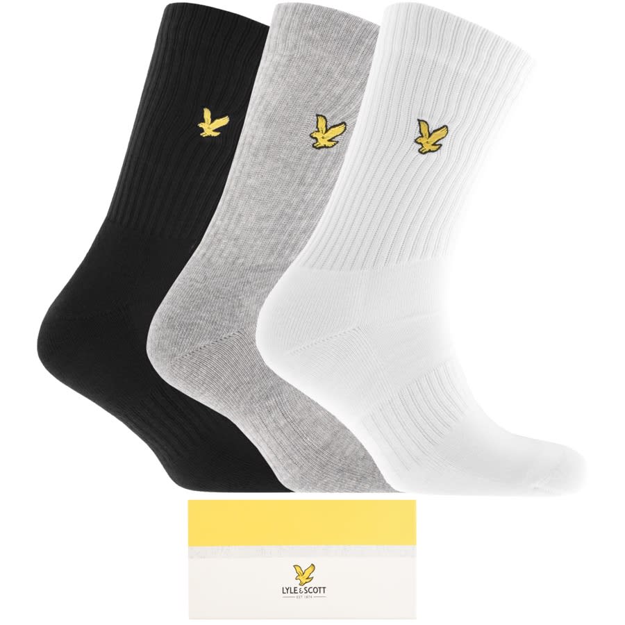 Alternative Image for ProductLyle And Scott Gift Set Three Pack Logo Socks1